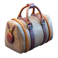 extraordinary classic Duffle Bag with Zipper Pull Transparent Background premium png