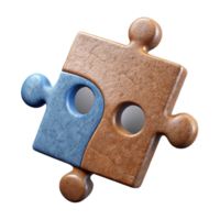 magnificent modern Teamwork Puzzle Pieces Connected Isolated Element professional png