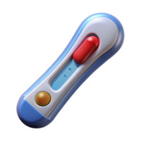 serene vintage Thermometer Digital Temperature Reading Transparent Background authentic png