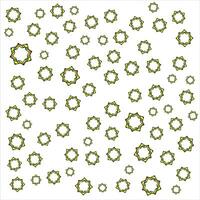 Pattern of Decorative Gears with a White Background vector