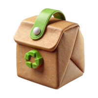 dramatic rustic Eco Friendly Packaging Design Isolated with Recycled Materials authentic png