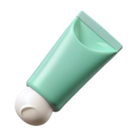 serene modern Toothpaste Tube White Mint Flavored Isolated Element genuine png
