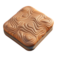 serene abstract Topographic Map with Elevation Lines Transparent Background high resolution png
