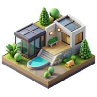 stunning rustic Eco Home Landscape Design Plan Transparent Element genuine png