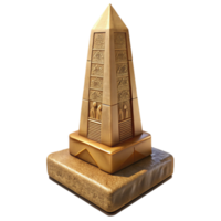 elegant abstract Egyptian Obelisk Hieroglyphic Inscription Cutout png