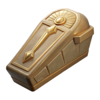 dramatic modern Egyptian Sarcophagus Stone Texture Side View Isolated original png