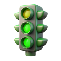 magnificent artistic Traffic Light Green Signal Transparent Background genuine png