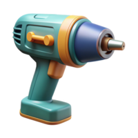 serene traditional Electric Drill Side View Cutout with Cord Isolated exclusive png