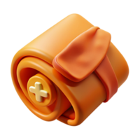 extraordinary abstract Emergency Blanket Orange Isolated authentic png