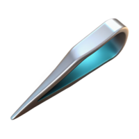 extraordinary abstract Tweezers Slanted Tip Stainless Steel Isolated on Transparent Background genuine png