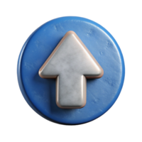 elegant modern Upload Icon Arrow Pointing Up authentic png