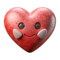 vibrant creative Emotional Health Icon with Heart Shape Transparent Background detailed png