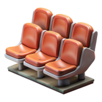 extraordinary rustic Empty Stadium Seats Transparent original png