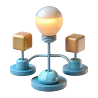 serene artistic Energy Efficient Lighting System Diagram Transparent Background high resolution png
