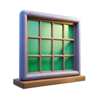 stunning rustic Energy Efficient Windows Front View Isolated high resolution png