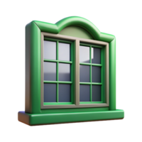 extraordinary minimalist Energy Efficient Windows Front View Isolated professional png