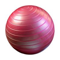 serene rustic Exercise Ball Pink Color Transparent Background professional png