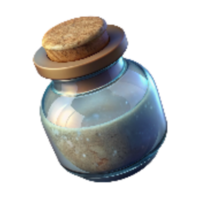 serene vintage Vintage Glass Jar with Cork Lid Isolated Element png