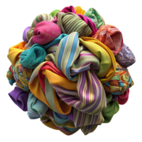 stunning rustic Fabric Scraps Colorful Pile Cutout high resolution png