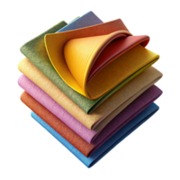 vibrant rustic Fabric Swatches Colorful Palette Cutout png