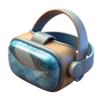 impressive vintage Virtual Reality Headset Front View Isolated Element png