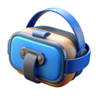 magnificent minimalist Virtual Reality Headset Front View Isolated Element detailed png