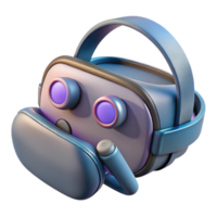 wonderful rustic Virtual Reality Headset with Controllers Isolated Element exclusive png