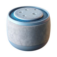 stunning abstract Voice Controlled Smart Speaker Black Transparent Background high resolution png