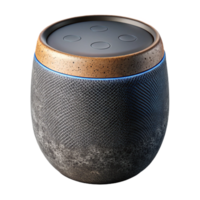 vibrant traditional Voice Controlled Smart Speaker Black Transparent Background high resolution png