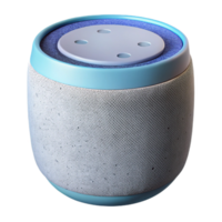 beautiful minimalist Voice Controlled Smart Speaker Black Transparent Background premium png