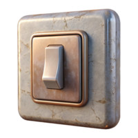 extraordinary classic Wall Switch Dimmer Style Front View Transparent Background high resolution png