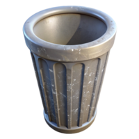 magnificent minimalist Wastebasket Top View Isolated high resolution png