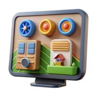 elegant vintage Farm Management Software Dashboard Modern Design Cutout authentic png