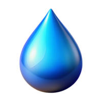 vibrant rustic Water Drop Blue Gradient Isolated Element exclusive png