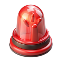 extraordinary minimalist Fire Alarm Red with Flashing Light Transparent authentic png