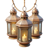 elegant vintage Wedding Decor Lanterns String Lights Transparent Background detailed png