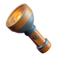 magnificent minimalist Flashlight Held in Hand Ready for Use Transparent Background detailed png