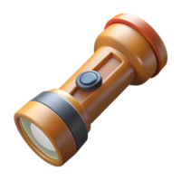 serene artistic Flashlight with Beam on Transparent Background Cutout high quality png