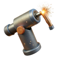 magnificent abstract Welding Torch with Sparks Isolated png