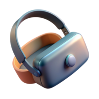 magnificent contemporary Floating Ar Headset with Hard Shadow Transparent original png