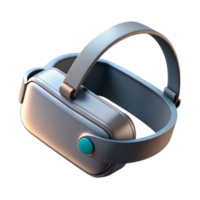 vibrant modern Floating Ar Headset with Hard Shadow Transparent high resolution png