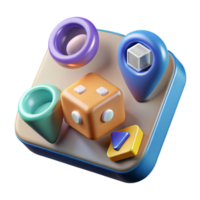 extraordinary modern Floating Ar Interface Icons Transparent Background high resolution png