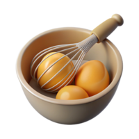 extraordinary classic Whisking Eggs in Bowl Cutout Top View detailed png