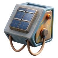 magnificent minimalist Floating Solar Panel Connection Box Isolated with Wiring Terminals high quality png
