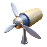 extraordinary rustic Floating Wind Turbine Nacelle Transparent Background with Sleek Profile genuine png