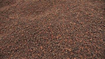 Pile of Expanded Clay Aggregate for Construction Use video