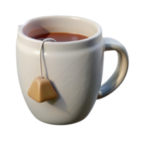 elegant creative White Ceramic Mug with Coffee Top View Cutout authentic png