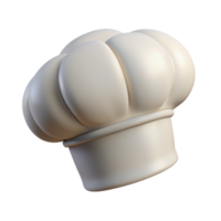 serene creative White Chef Hat Front View Isolated png