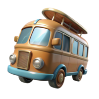 Flying Bus Front Angle Isolated Element png