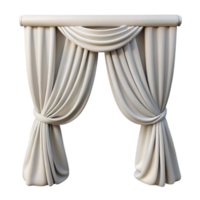 extraordinary minimalist White Curtains with Tiebacks Cutout original png